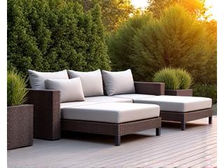 Rattan Patio Lounge Set